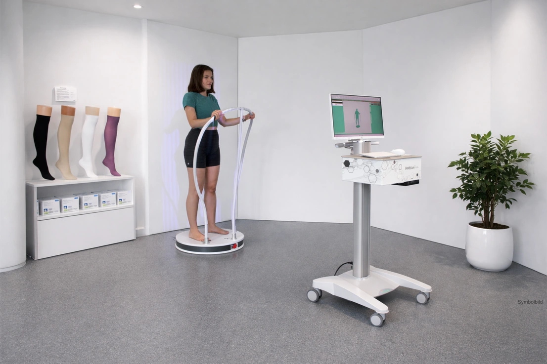 Video, das einen Überblick darüber gibt, welche Hersteller für die Kompressionsversorgung in der Software BodyLux des gleichnamigen Scansystems ausgewählt werden können.